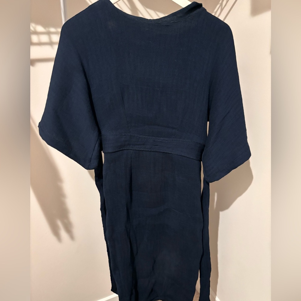 Closet London Navy Midi Dress